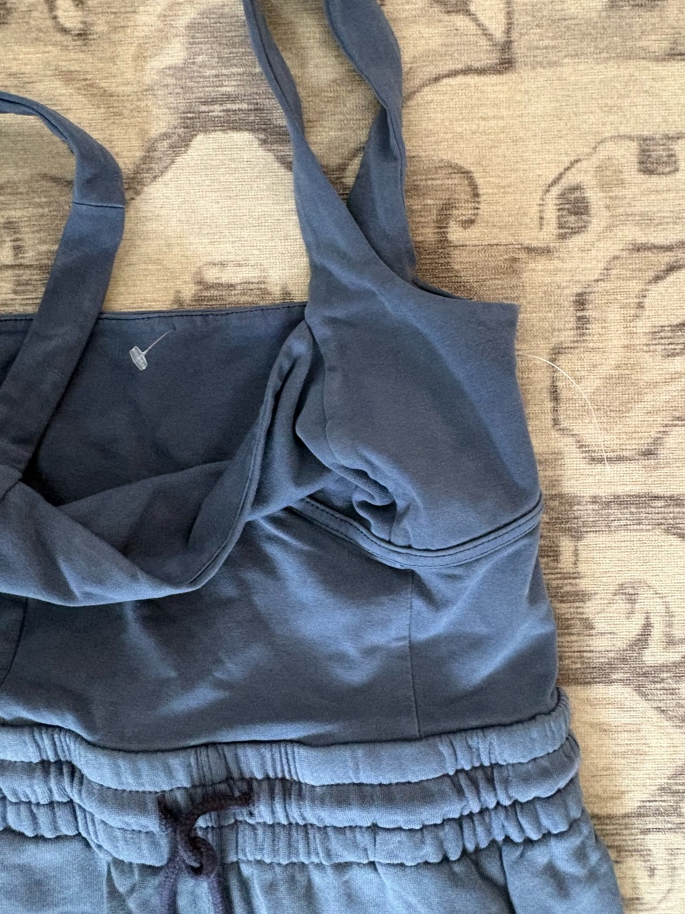 Free People Movement Inbound Onesie XS NWOT Blue Athleisure Jumpsuit - Picture 6 of 10